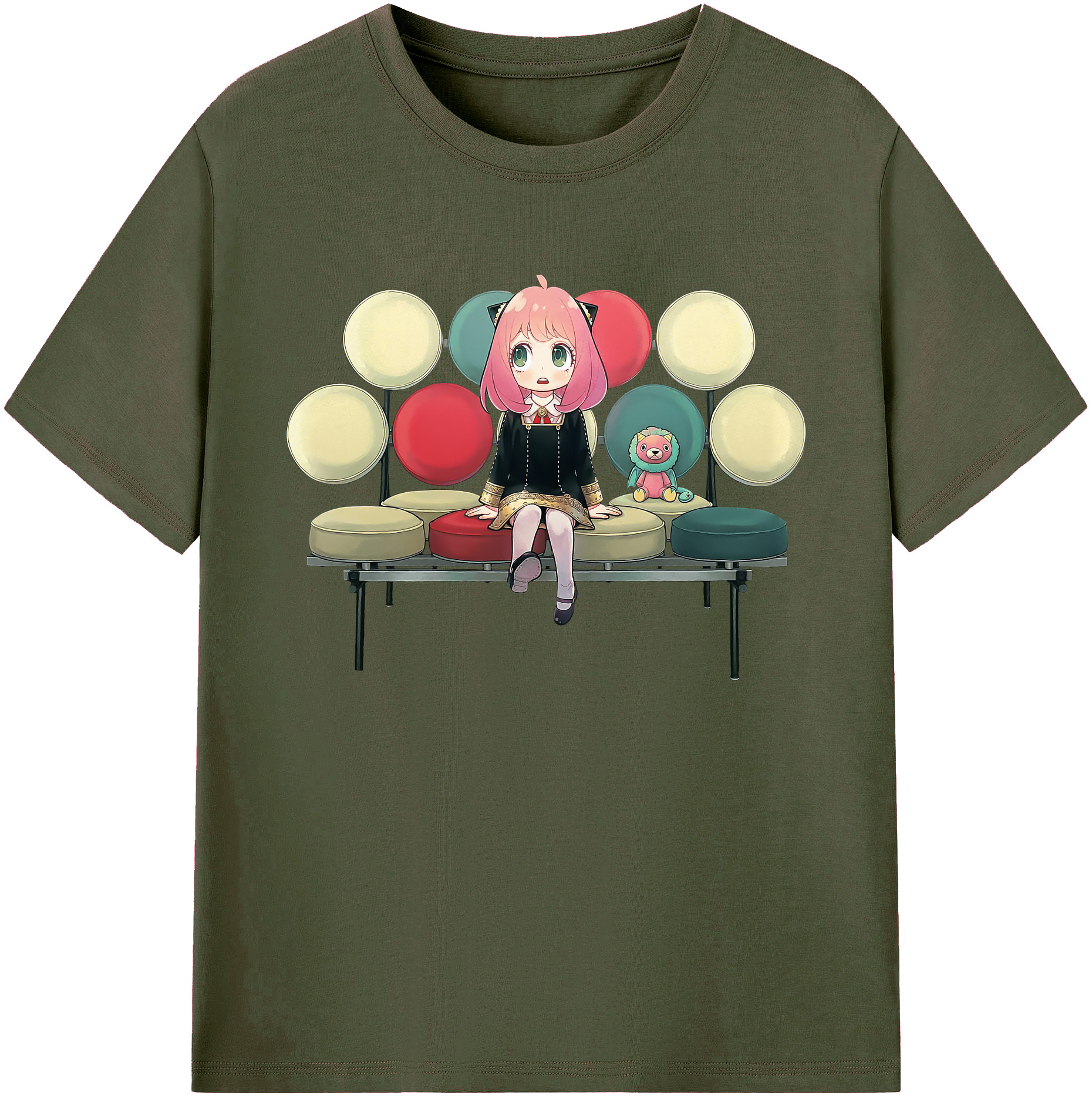 （画像用） SPY×FAMILY间谍家家酒 綿100％ メンズ半袖Tシャツ｜肌触りやわらか＆通気性